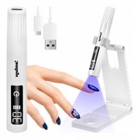 Mini UV LED nagų lempa, belaidė, su laikikliu, USB