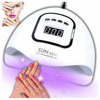 Nagų lempa SUN X5 MAX, 80W, UV/LED, su LCD ekranu, geliniam lakavimui