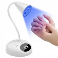Mini UV nagų lempa CGBE, 18W, su jutikliu ir LCD ekranu