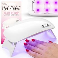Mini UV LED lempa nagams, 6W, 2 režimai, USB, laikmatis