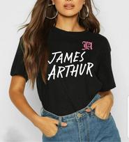James Arthur Tshirt Black The Pisces World Tour 2026 New S black