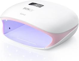 UV LED nagų lempa SUNUV, 36 LED, rožinė, su jutikliu ir laikmačiu