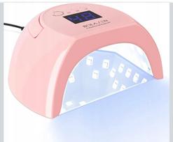 Nagų džiovinimo lempa BOLASEN, 80W, UV/LED, rožinė