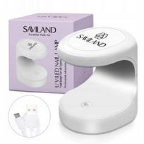 Mini UV LED lempa nagams SAVILAND, 16W, geliniam lakavimui