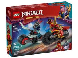 Lego 71838 ninjago set motorcycle race kai 6+ 79pcs