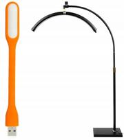Kosmetinė lempa MITOYA LED MOONLIGHT 2700–5600K su stovu, juoda
