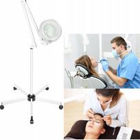 LED didinantis kosmetinis šviestuvas, pastatomas, profesionaliam naudojimui, tatuiruočių spintelė
