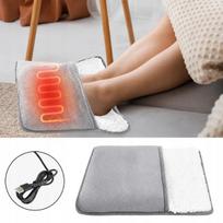 Elektrinis pėdų šildytuvas, USB, pilkas, 50–60 °C