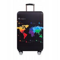 Lagaminų užvalkalas „Colorful World Map“, dydis M
