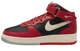 Nike Air Force 1 Mid '07 LV8 'Split - University Red Black' 41 gray