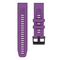 QuickFit 20mm 22mm 26mm Strap for Garmin Fenix 8 Enduro 3 2 Fenix X Silicone Band for Garmin Fenix 7X 6X 5X/Epix Pro Wristband Fenix 8 43 47 51mm violetinė