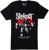 Slipknot Subliminal Verses Pasaulinės Ekskursijos 2005 Juodi Marškinėliai XL gray