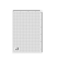 PVC Grid Sewing Cutting Mats Grid Scale A4 Writing Drawing Desk Pad  Student A white
