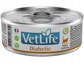 Šlapi konservai katėms VET LIFE Diabetic su vištiena, 85 g