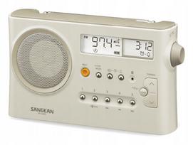 Radijo imtuvas Sangean PR-D4BT su „Bluetooth“, pastelinės kreminės spalvos