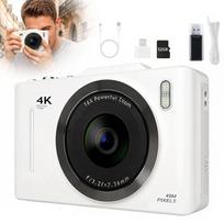 Skaitmeninis fotoaparatas 4K 48 MP su 16x priartinimu