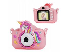 Vaikiškas fotoaparatas XREC X2 Pink Unicorn