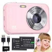 Skaitmeninis fotoaparatas, autofokusavimas, FHD 1080P, 44MP, 16x skaitmeninis priartinimas, 32GB