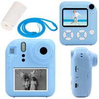 Vaikiškas Printuś instant fotoaparatas su FHD mini spausdintuvu ir 10 ritinėlių
