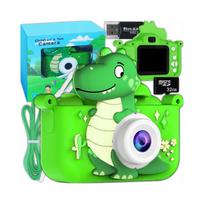 Vaikiškas skaitmeninis fotoaparatas 40MPX Dinosaur su 32GB kortele