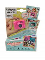 Mini skaitmeninis fotoaparatas COMPACT rožinis Epee Digital Creations raktų pakabukas