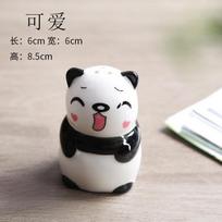 Panda Ceramic Spice Jar Cartoon Seasoning Bottle Salt and Pepper Shakers Container Can Seasoning Organizer Salt Shaker Kitchen