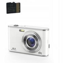 Skaitmeninis fotoaparatas INF 4K 48MP, internetinė kamera su 16x priartinimu ir kortele