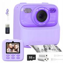 Polaroid fotoaparatas ir momentinis mini spausdintuvas su 3 ritinėliais