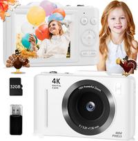 Skaitmeninis fotoaparatas HD 4K 16x optinis priartinimas 32GB