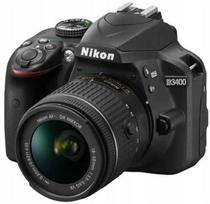 Fotoaparatas Nikon D3400 su 18-55 VR II objektyvu ir dėklu