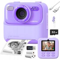 Skaitmeninis momentinis fotoaparatas su spausdintuvu, 1080P HD, 32GB
