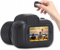 Vaikiškas mini skaitmeninis fotoaparatas, HD, 128GB, 1080P, 30FPS, su LCD ekranu
