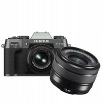 Fotoaparatas Fujifilm X-T50 (tamsiai pilkas/sidabrinis) su XC 15-45mm OIS PZ objektyvu