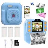 Vaikiškas fotoaparatas su momentine spauda K12Pro, 2.0", Bluetooth, 1080P, 48MP