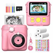 Vaikiškas mini spausdintuvas su kamera, 32GB atmintis, IPS ekranas, 16x