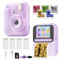 Vaikiškas spausdinimo fotoaparatas Z700, 48 MP, 32GB, 4 ritinėliai