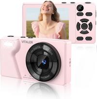 Skaitmeninis fotoaparatas VITALER 4K 64 MP, 2000mAh, 2.8" IPS