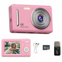 Vaikiška HD skaitmeninė kamera 1080P 48MP su stabilizacija ir 16X priartinimu