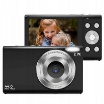 Skaitmeninis fotoaparatas INF 2,7K/44MP/16x priartinimas/Anti Shake/Webcam, juodas