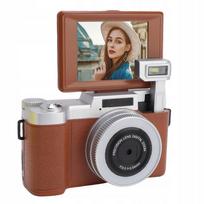 Skaitmeninis fotoaparatas 64MP 4K su 2,8 colio VN ekranu ir autofokusu vlogams