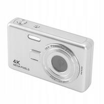 Skaitmeninė HD kamera 1080P 12MP su 16x priartinimu, autofokusu, sidabrinė