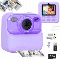 Vaikiškas Polaroid fotoaparatas su terminiu spausdinimu
