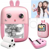 Vaikiškas fotoaparatas RABBIT 3.0 su LCD ekranu ir popieriumi