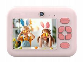 Vaikiškas spausdinantis fotoaparatas K12Pro, spalvotas spausdinimas, Bluetooth, 48 MP