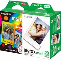 Fotopopieriaus kasetės INSTAX MINI Rainbow, 30 nuotraukų, fotoaparatams 8, 9, 11, 12
