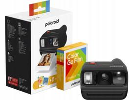 Momentinis fotoaparatas POLAROID Go Gen 3 juodas su spalvotomis kasetėmis (8 vnt.)