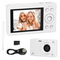 Skaitmeninis fotoaparatas 64MP 4K, autofocus, 18x priartinimas, 2.8 IPS ekranas, su 64GB kortele