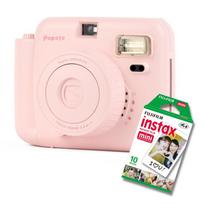 Momentinis fotoaparatas POPOTO PINK su Instax Mini kasetėmis, 10 vnt.