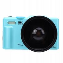 Skaitmeninis fotoaparatas 5K 75MP 18X su 180° atlenkiamu ekranu ir WiFi