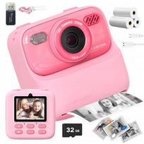 Vaikiška kamera su 32GB, 1200mAh, momentine spauda, 2.4" ekranu, MP3